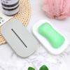 Jabonera de Doble Capa para Baño, Soporte de Jabón Portátil para Viaje sin Taladro, Bandeja de Jabón Escurridora Estilo Nórdico, Almacenamiento Rápido