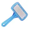 Peine para Gato Perro Perro Cristal Desenredante Peine de Aguja para Aseo Peine de Aguja de Acero Inoxidable Perro Peine Blanco para Perro