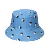 Sombrero de pescador de moda para hombre europeo y americano, sombrero de cuenca para primavera y verano, sombrero para el sol para exteriores en la calle, sombrero de pescador de doble cara con estampado de Tai Chi y chismes, hip hop
