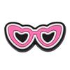 Acessórios de Charms para Sapato Tamanco Rosa Barbie, Presilhas Decorativas Removíveis de Borracha Macia em PVC, Atacado Transfronteiriço