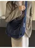 2026 Bolsa Grande de Jeans Feminina Nova Estilosa para o Trabalho Bolsa Tote Grande Bolsa Tote para Passeio Bolsa de Ombro Versátil