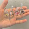 SHEIN TEMU Chaveiro Explosivo Peixe Dourado Transparente Peixinho Chaveiro de Resina Pingente de Joia Acessórios