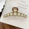 Clip de tiburón para el pelo de alta gama vintage de Corea del Sur Elegante para todo tipo de peinado Parte trasera de la cabeza Pasador grande de moda Accesorios para el pelo para mujer