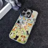 La Funda de Teléfono IMD con Bloques de Color Temática de Gatitos para Apple 17 Pro Max También es Adecuada para iPhone 14/13