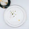 Servilletas de Papel Estampadas en Oro al por Mayor por Fabricante, 20 Hojas, Servilletas Desechables para Restaurantes Occidentales, Uso Comercial, Decoraciones para Fiestas Navideñas