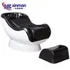 Cama de Lavado de Cabello Personalizada para Salón, Silla de Lavado Semi-Reclinable de Fibra de Vidrio Engrosada, Cama de Lavado de Agua, Exclusivamente para Suministro Transfronterizo