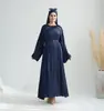 2025Loriya Cor Sólida Tamanho Grande Multicolorido Elegante Vestido com Corrente de Diamante Lr503