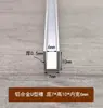 Liga de Alumínio Perfil de Alumínio com Canaleta em U Canal de Alumínio Côncavo Trilho Guia Ranhura para Vidro Tira de Borda Canaleta com Canaleta em U