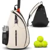 Bolsa de Badminton Modelo Novo 2025 Transfronteiriça Esportes ao Ar Livre Treinamento Bolsa de Tênis de Ombro Único Mochila de Pickleball Bolsa Transversal