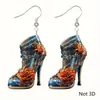Pendientes Creativos de Acrílico, Pendientes de Acrílico Únicos y de Moda, Colgantes Más Vendidos, Pendientes de Zapatos de Tacón Alto Transfronterizos, Novedad
