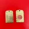 Accesorios de colgante étnico de aleación estilo chino Componentes DIY al por mayor Adornos metálicos al por mayor pequeños para hombres y mujeres