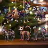 Conjunto de Madeira de 20 Peças para o Dia dos Mortos Transfronteiriço Adequado para Várias Decorações de Feriados e Carnavais Pingentes Decorativos para Casa