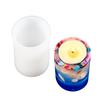 Molde de resina de gota de cristal DIY, molde de silicona de espejo para portavelas de gota de resina, grande, mediano, pequeño, bandeja para velas de aromaterapia, molde de silicona de espejo