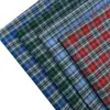 Camisas de Cuadros Teñidos en Hilo Estilo Rojo y Verde Navideño, Ropa, Ropa para Niños, Tela de Retorno Rápido