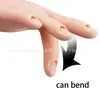 Mano Protésica para Práctica de Uñas, Mano Protésica Flexible y Moldeable, Modelo de Mano Izquierda para Posicionamiento de Uñas, Mano Protésica de PVC para Entrenamiento de Uñas