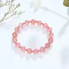 Pulsera Popular Nueva de Estilo Retro Chino de Xiaohongshu con Amatista Lavanda, Cristal Rosa y Joyería de Aventurina en Contraste