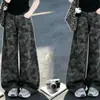 Conjunto de Verão para Meninas 2026 Novo Estilo Crianças Médias e Grandes Estilo Coreano Manga Curta Jeans Camuflado Conjunto de Duas Peças