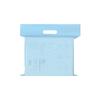 Bolsa de Mensajería Portátil Azul Claro, Bolsa de Plástico Tipo Sobre, Bolsa Autoadhesiva a Prueba de Manipulación, Empaque de Caja para Avión, Bolsa de Empaque al por Mayor