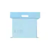 Bolsa de Mensajería Portátil Azul Claro, Bolsa Gruesa para Empacar Ropa en Caja de Avión, Bolsa de Empaque de Mensajería Impermeable Estilo Maleta