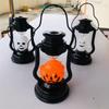 Creativo Halloween portátil luminoso barril de calabaza linterna de calabaza colorida bar KTV escena de fiesta accesorios para disfrazarse