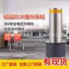 Columna Eléctrica Ajustable, Pilón de Carretera Hidráulico Totalmente Automático para Aislamiento de Carretera, Bloqueador de Carretera Pre-Empotrado para Vehículos, Columna Anticolisión de Control Remoto para Entrada y Salida