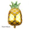 Novo Balão de Alumínio em Forma de Fruta Melancia Abacaxi Morango Banana Uva Casamento Festa de Aniversário Balão Atacado