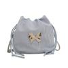 2024 Nuevo Diseño Nicho Bolso Pequeño de Cadena Popular de Este Año Bolso Cruzado de Mariposa para Mujer Hermoso Bolso de Hombro Tipo Cubo