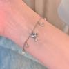 Pulsera de amor de circón super flash estilo ins coreano diseño nicho de alta gama exquisita pulsera de diamantes completa joyería al por mayor