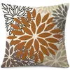 Funda de almohada de lino con estampado floral abstracto moderno minimalista de Amazon transfronteriza, funda de cojín para sofá de coche