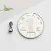 Prata Esterlina S925 Prata Tailandesa Estilo Xizang Vajra Sino Contas Espaçadoras para Pulseira Colar de Corda Trançada DIY Acessórios de Contas Soltas