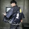Verano 2023 Nuevo Estilo Chino Moda para Hombre Cárdigan Hanfu Crane Xianglu para Hombre Estilo Japonés Talla Grande Bata