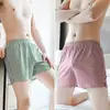 Atacado Cuecas Boxer Masculinas Soltas Juventude Tamanho Plus Calças de Pijama para Casa Algodão Verão Respirável Boxer Shorts da Moda