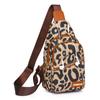 Moda transfronteriza Bolso de hombro retro europeo y americano con estampado de leopardo 2023 nuevo versátil ligero doble uso para mujer bolsa de pecho de viaje
