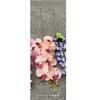 Fábrica de flores artificiales para bodas, estilo jardín rosa, morado y azul, para exteriores, camino de boda, fondo de arco, decoración