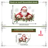 Árvore de Natal Criativa Papai Noel Espiando Cabeça Interruptor Adesivo Adesivo de Parede Fundo de Parede Decoração de Casa Adesivo de Parede Autoadesivo