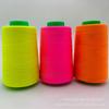 Venta al por mayor de fábrica 202 Poliéster Línea Fluorescente Cortina de Punto de Cruz 604 Línea Especial para Máquina de Coser Línea para Equipaje de Cuero Rollo Grande