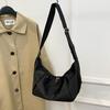 Bolso de Moda para Mujer Estilo Coreano Bolso de Axila Bolso Bandolera de Gran Capacidad Bolso con Correa Ancha para el Hombro Bolso Dumpling Casual Simple para Mujer para Ir al Trabajo
