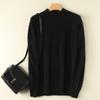 Outono e inverno semi-alta gola mink suéter mulheres pullover solto grande tamanho malha base camisola de caxemira suéter uma geração de cabelo