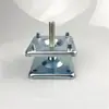 Feira Automotiva Piso de Madeira Pé Ajustável Metal Espessado 4S Placa de Madeira Suporte de Vidro Estrutura de Ajuste Estrutura de Ajuste de Altura