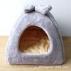 Ninho Quente de Inverno para Gatos Ninho para Animais de Estimação Casa Fechada para Gatos Ninho para Cães Pequenos Ninho para Urso de Pelúcia Iurte Cama para Cães de Estimação