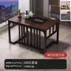 Conjunto de mesa de chá e cadeiras para varanda estilo chinês novo simples conjunto completo escritório sala de estar mesa de chá pequena simples chaleira integrada e mesa de chá
