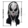Máscara de Grito con Cuchillo Sangriento Disponible para Entrega Inmediata Disfraz de Halloween Fiesta de Disfraces Cabeza de Fantasma de Terror