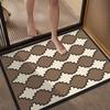 Tapetes de Piso Absorbentes para Baño, Alfombras Gruesas de Felpa para Baño, Tapetes para Pies para Puerta de Baño en Casa, Tapetes Antideslizantes para Baño