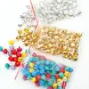 Color campana pequeña campana de hierro hecha a mano pulsera tobillera DIY accesorios colgante llavero materiales de decoración campana para mascotas
