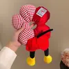 Anillo para el Pelo de Bola de Felpa con Flor y Orejas de Mickey, Anillo para el Cabello de Muñeca, Accesorios para el Cabello de Goma