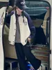 Chaqueta de béisbol para niñas, estilo primavera y otoño, nuevo modelo 2026, con bloques de color y bordado de letras, chaqueta casual estilo coreano para niños mayores