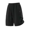 Shorts esportivos masculinos cleanfit verão novo seção fina segmentação estrutural simples soltos retos casuais calças de cinco pontos