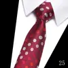 Corbata para Hombre para Negocios y Boda, Rayas Jacquard Puntos Flecha Formal Poliéster Seda para Novio y Padrino