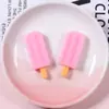 Accesorios de Joyería de Resina de Paleta de Comida y Juego Imitación Pegatina de Refrigerador Llavero Pegamento de Crema Pegamento de Goteo Parche para Carcasa de Teléfono Móvil