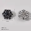 Botones de Diamante Perla Huecos de Pagoda Estilo Mismo de Marca Botones de Diamante Multicolor Multitamaño Gama Alta Estilo Chanel